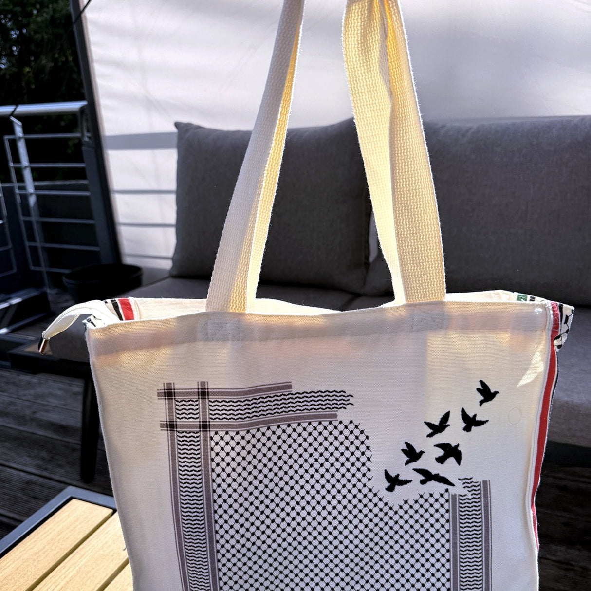 Palästina Kufiya Tasche mit Reißverschluss