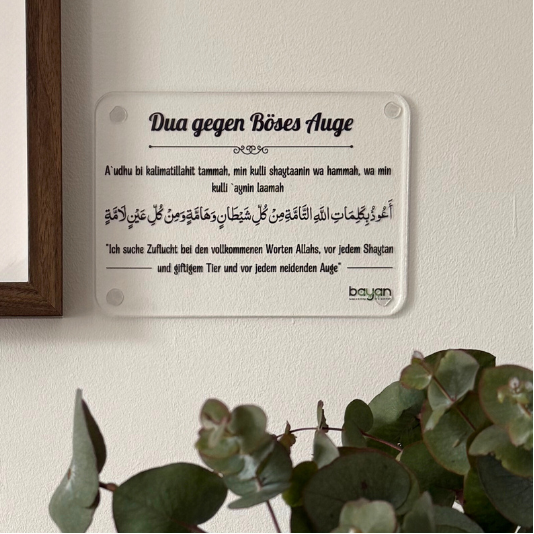 Dua-Tafeln aus Acrylglas – verschiedene Designs