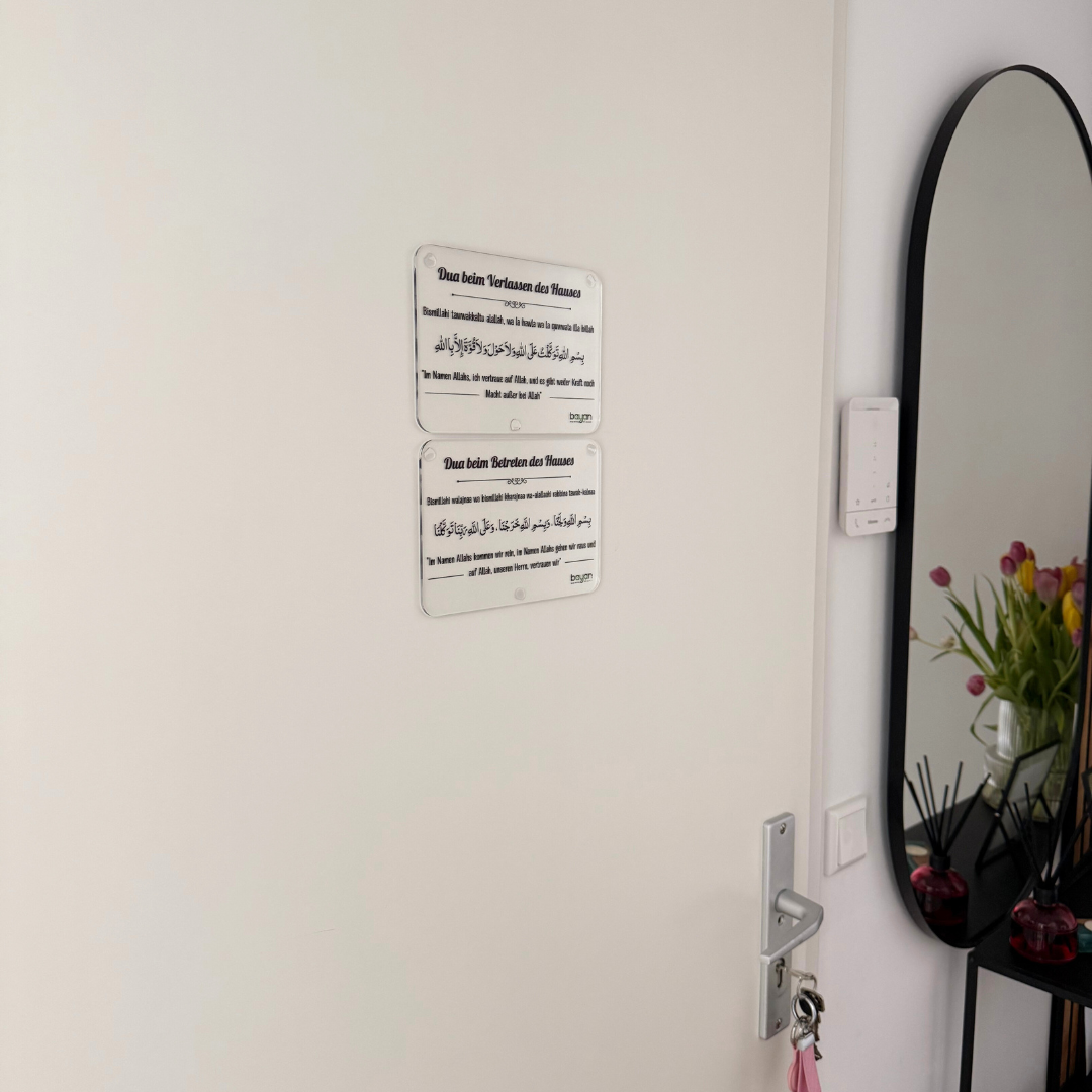 Acryl Dua Tafel A5 verschiedene Designs