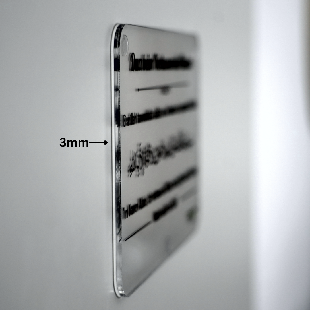 Acryl Dua Tafel A5 verschiedene Designs