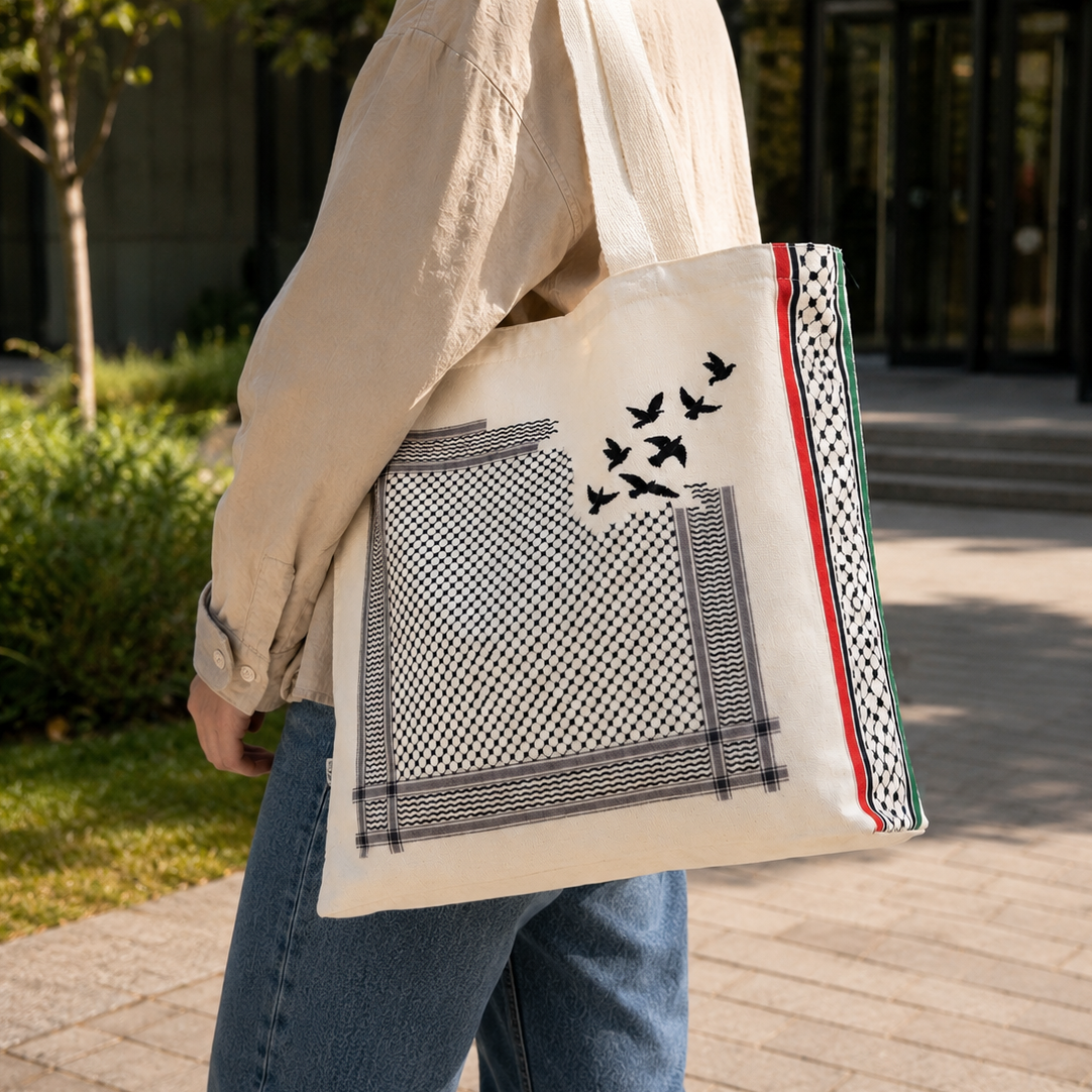 Palästina Kufiya Tasche mit Reißverschluss