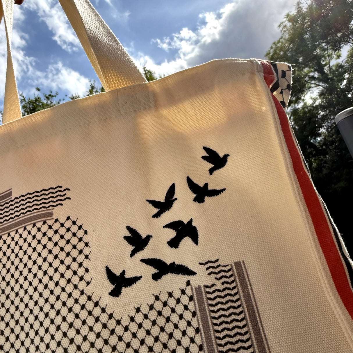 Palästina Kufiya Tasche mit Reißverschluss