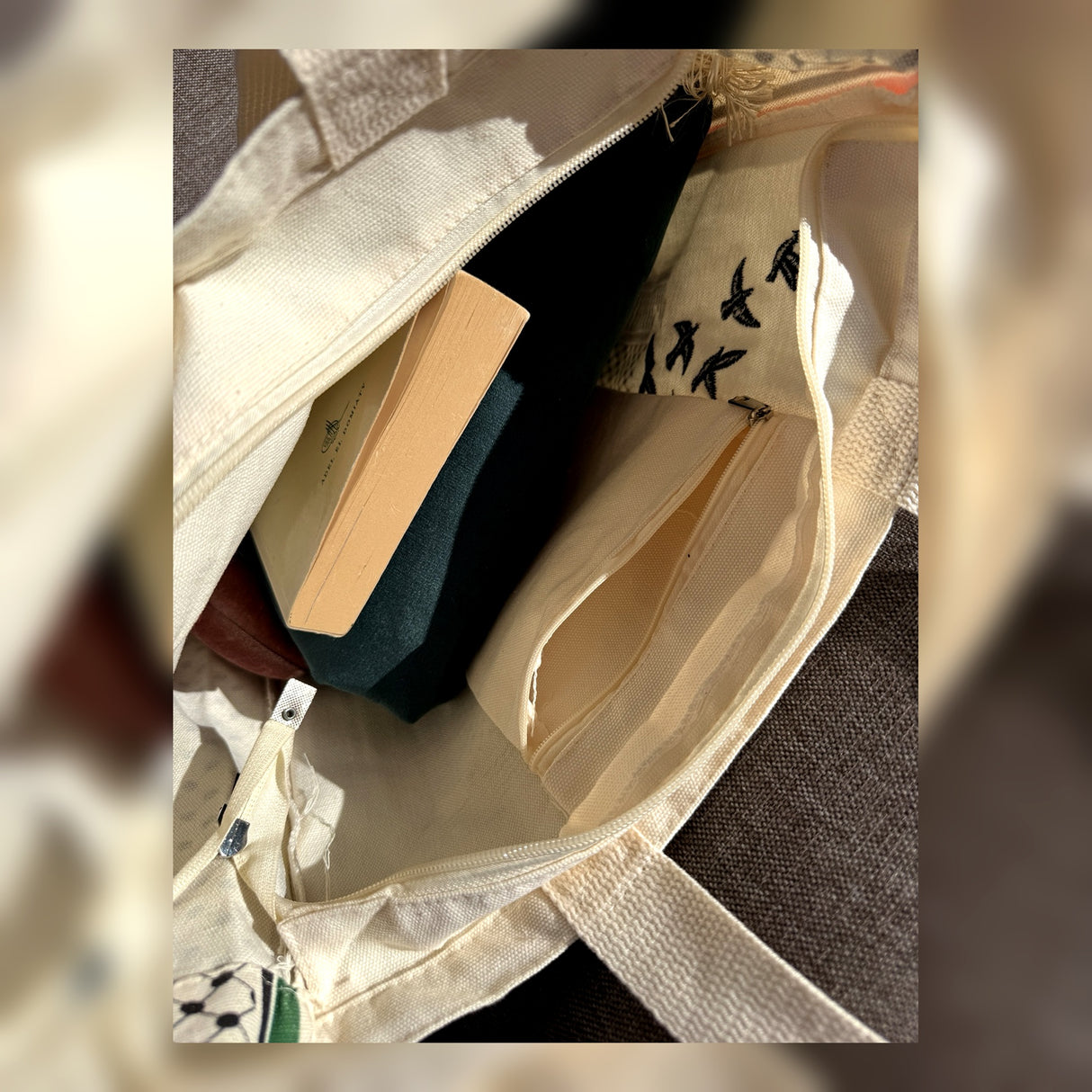 Palästina Kufiya Tasche mit Reißverschluss