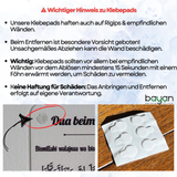 Ayatul Kursi Acrylglas-Tafel - A5 (inkl. Klebepads)