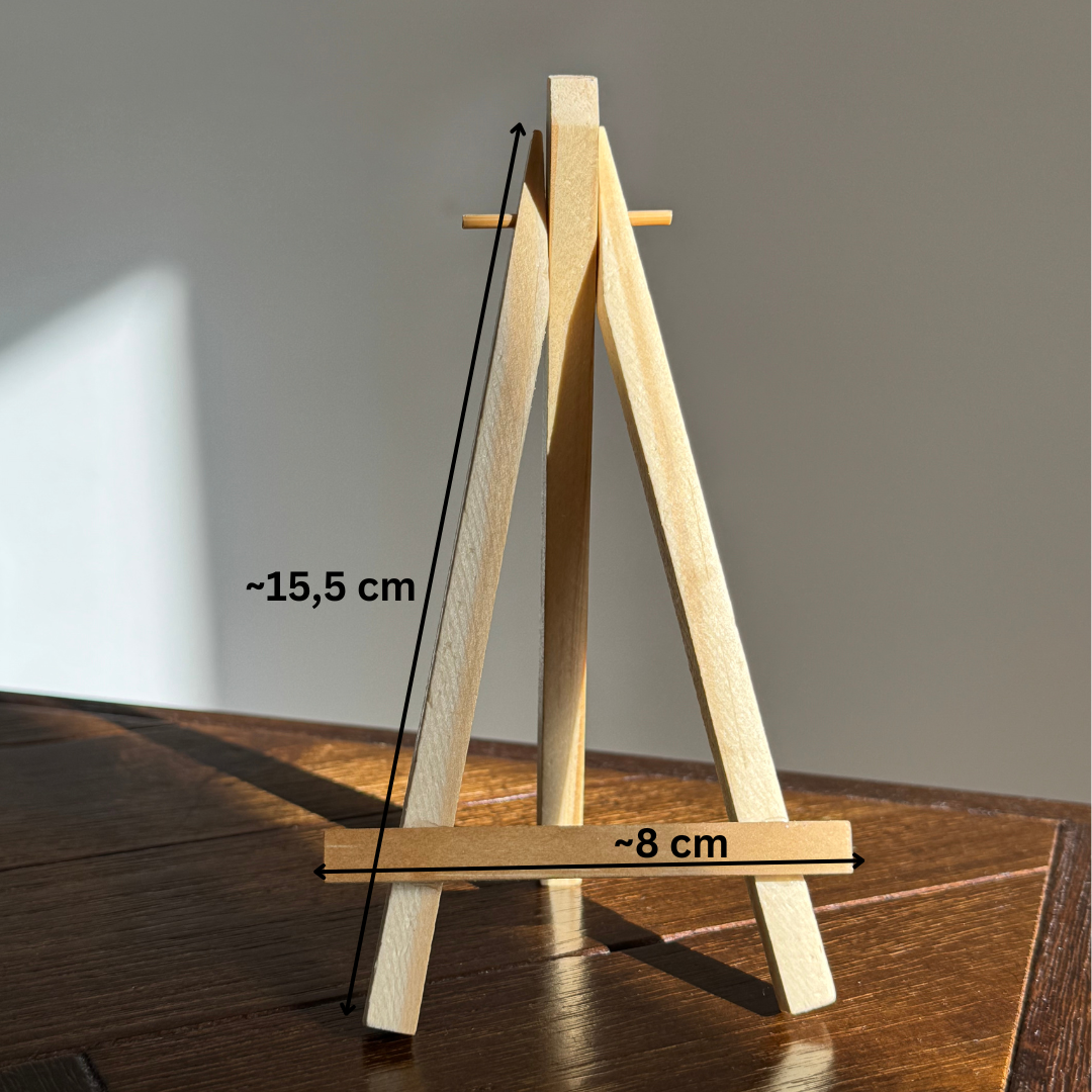 Mini-Holzstaffelei – Perfekt für Acrylglas-Tafeln & Dekoration
