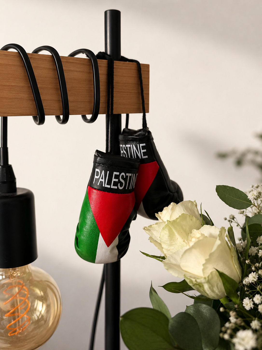 Palästina Mini-Boxhandschuhe für den Rückspiegel