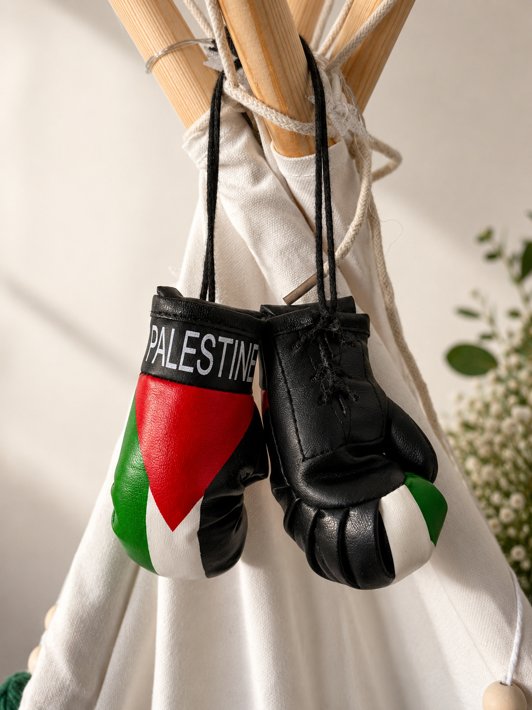 Palästina Mini-Boxhandschuhe für den Rückspiegel